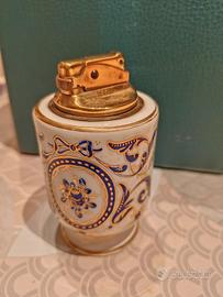 porta accendino vintage in porcellana limonges