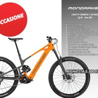 MONDRAKER CRAFTY CARBON S Tg.M 280Km PERFETTA!