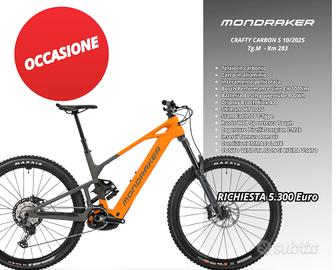 MONDRAKER CRAFTY CARBON S Tg.M 280Km PERFETTA!