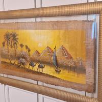 Quadro con papiro egiziano