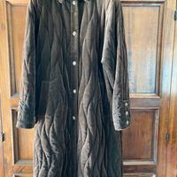 Cappotto donna in velluto liscio