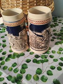 2 boccali birra West Germany