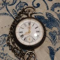 orologio da tasca in argento roskopf patent