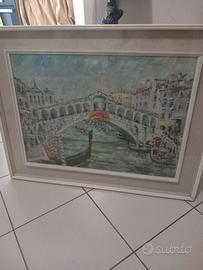 quadro olio su tela firmato 
