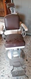 sedia barbiere vintage