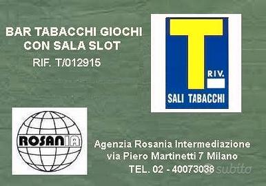 Bar tabacchi giochi & slots (rif. t/012915)