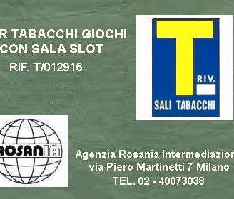 Bar tabacchi giochi & slots (rif. t/012915)