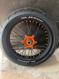 Cerchi motard faba per ktm/hsq/gasgas