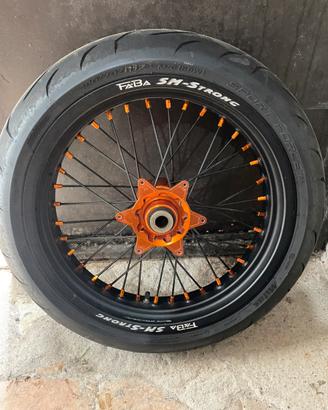 Cerchi motard faba per ktm/hsq/gasgas