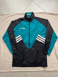 Rara Giacca a Vento Vintage Adidas Anni '90 tg S