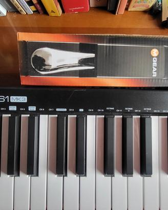 M-Audio Keystation 61 tasti con pedale sustain