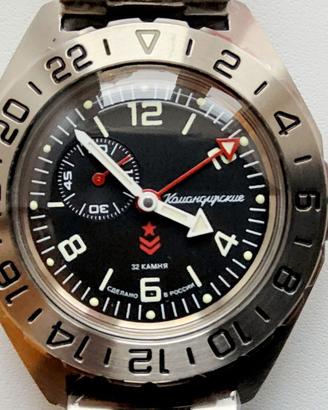 Vostok Komandirskie GMT 650539 automatico 2426.12