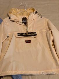 Giacca antivento napapijri color panna