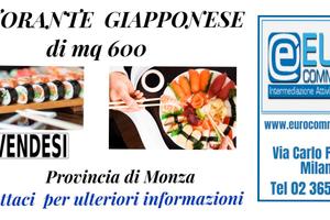 290/23 RISTORANTE Giapponese ben avviato di mq 600