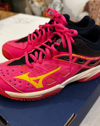 Scarpe tennis donna 36,5 mizuno BREAK SHOT EX CC