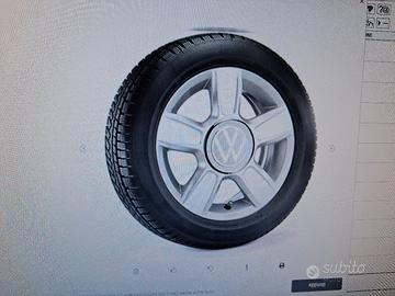 4 gomme da neve comprese di cerchi nuove vw up