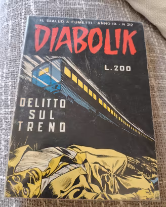 Diabolik anno 9 numero 22 Delitto sul treno 