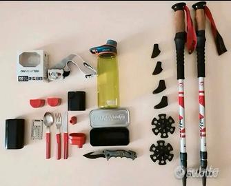 Materiale outdoor per scout, trekking, escursioni 