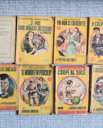 Lotto 12 Gialli Mondadori anni 50
