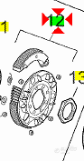 -Frizione centrif Aprilia Scarabeo Light 8488445