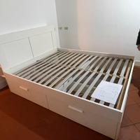 Letto matriminiale Ikea BRIMNES 160x200 con doghe