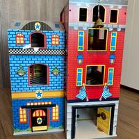 KidKraft - Caserma Polizia/Pompieri in legno