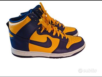 Nike Dunk High giallo/blu rare – 42,5 INTROVABILI