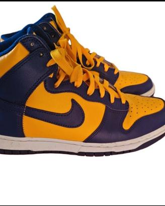 Nike Dunk High giallo/blu rare – 42,5 INTROVABILI