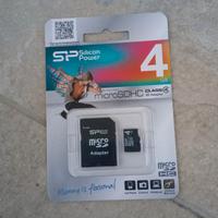 Scheda memoria 4 gb