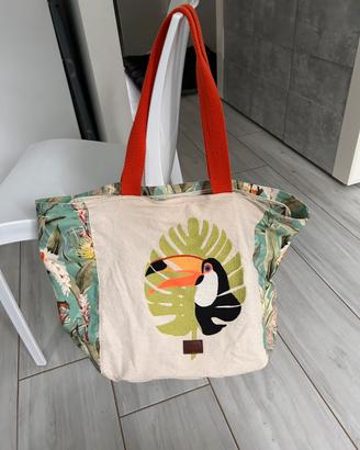 Borsa da spiaggia in cotone