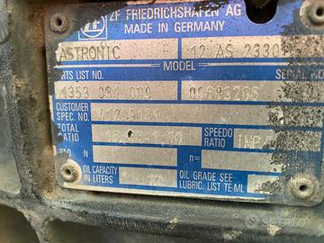 Cambio ZF. AS TRONIC 12AS 2330