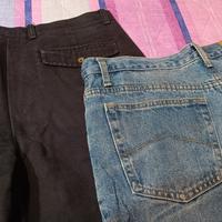 3 jeans uomo 52 uguali più 1 nero taglia 52 