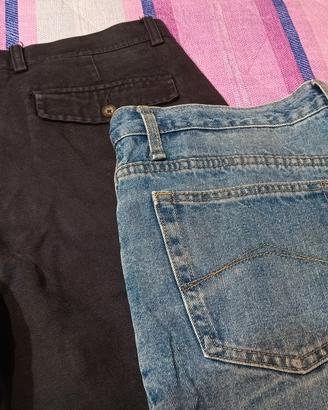 3 jeans uomo 52 uguali più 1 nero taglia 52 