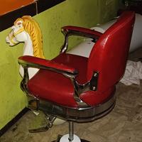 poltrona barbiere bambini cavalluccio 