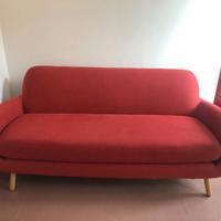 Divano rosso - prezzo modico