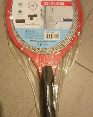 Racchetta elettrica anti zanzare mosche + Batterie