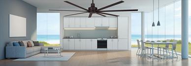 HVLS Ventilatore da soffitto OUTDOOR 200 cm bronzo