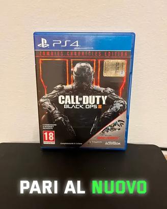COD BO3 Zombie Chronicles Edition - PlayStation 4