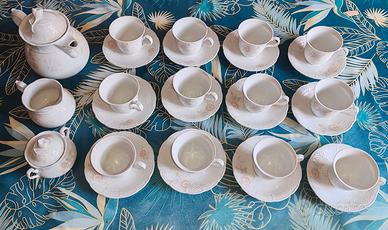 Servizio da thè 12 persone 15 pezzi