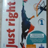 Libro prima media INGLESE "Just right 1" con CD