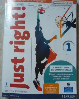 Libro prima media INGLESE "Just right 1" con CD