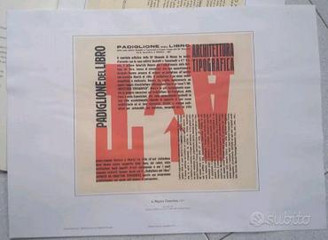 FORTUNATO DEPERO DUE POSTER "TIPOGRAFIA DEL MAGO"