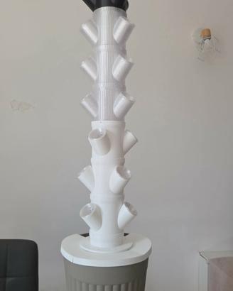 torre  idroponica per coltivazione fuori terra