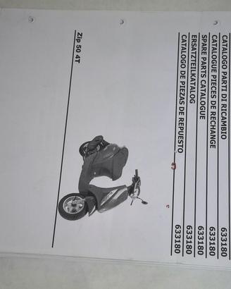 CATALOGO PARTI DI RICAMBIO ZIP 50 4T PIAGGIO 63318
