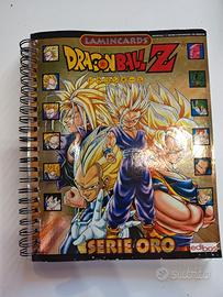 raccoglitore carte Dragonball con 45 lamin card 