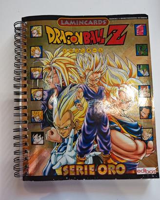 raccoglitore carte Dragonball con 45 lamin card 