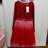 vestito di Natale bambina NUOVO