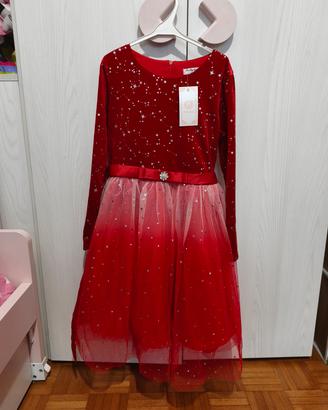 vestito di Natale bambina NUOVO