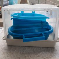 vaschette bagnetto per pappagalli e uccellini