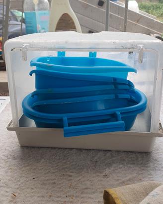 vaschette bagnetto per pappagalli e uccellini